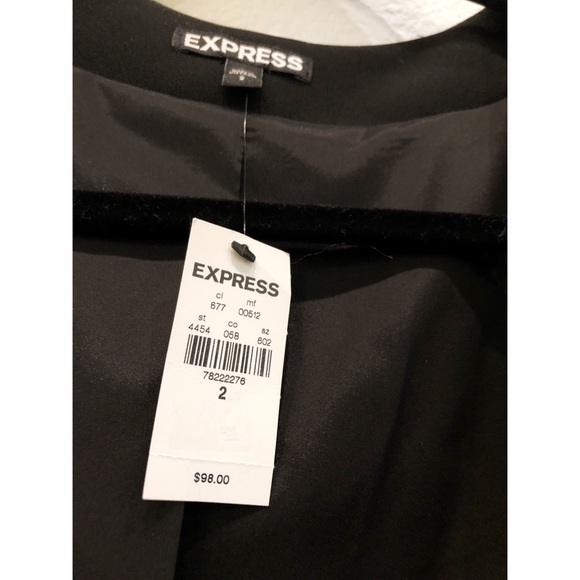 Express | Open front Crepe Blazer - Picture 4 of 8
